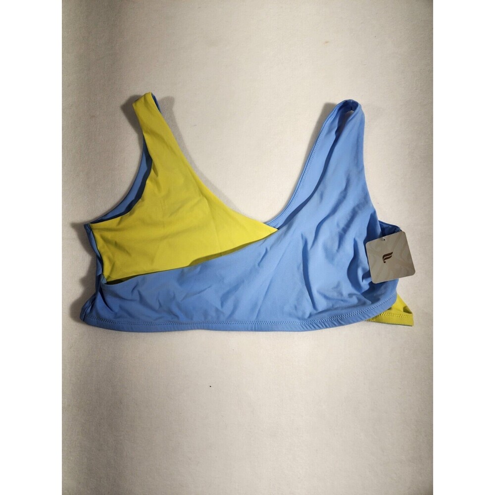 Fabletics Crossover Low Impact Colorblock Sports Bra Size 2XL